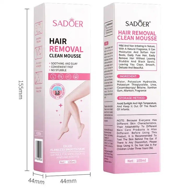 SADOER Мусс для депиляции Hair Removal Clean Mousse 100 мл