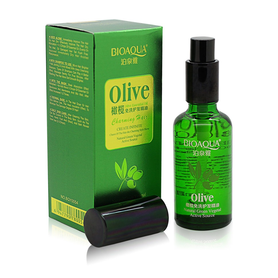Питательный несмываемый кондиционер для слабых и тусклых волос «Bio» с оливковым маслом