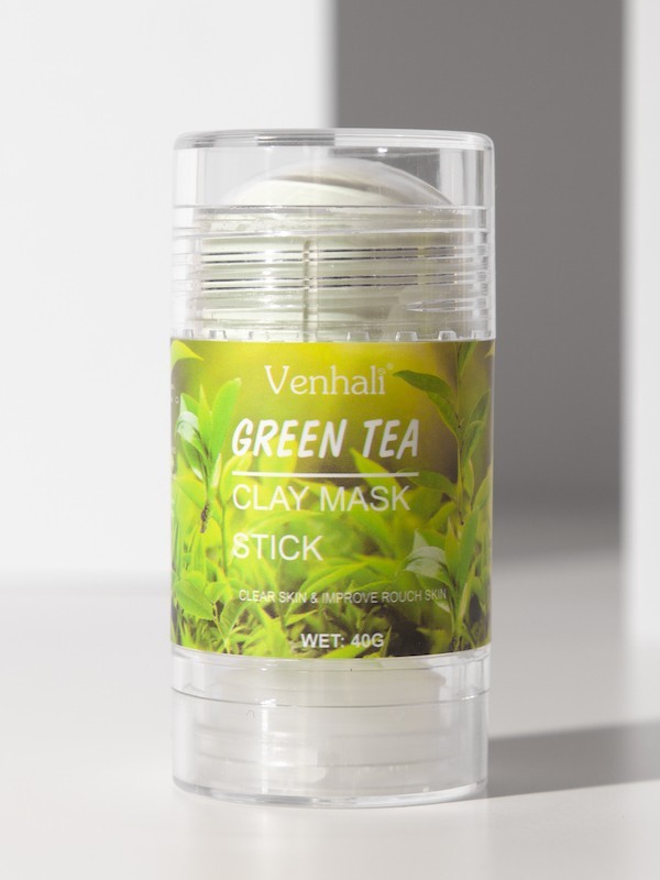 Venhali Глиняная маска стик для глубокого очищения и сужения пор с экстрактом зеленого чая 40 гр