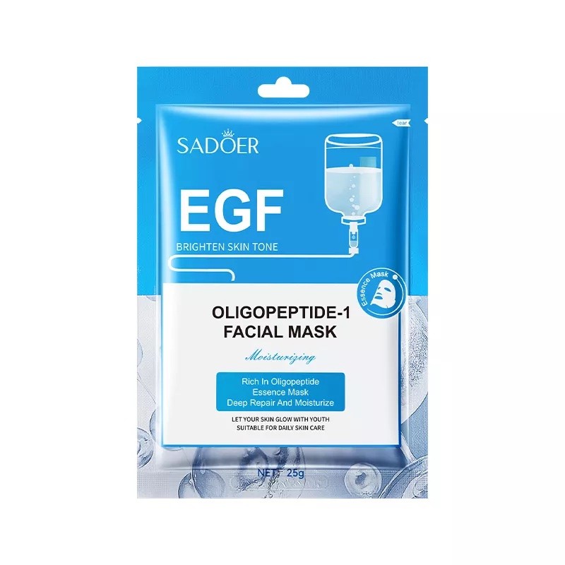 SADOER Восстанавливающая тканевая маска для лица с олигопептидам-1