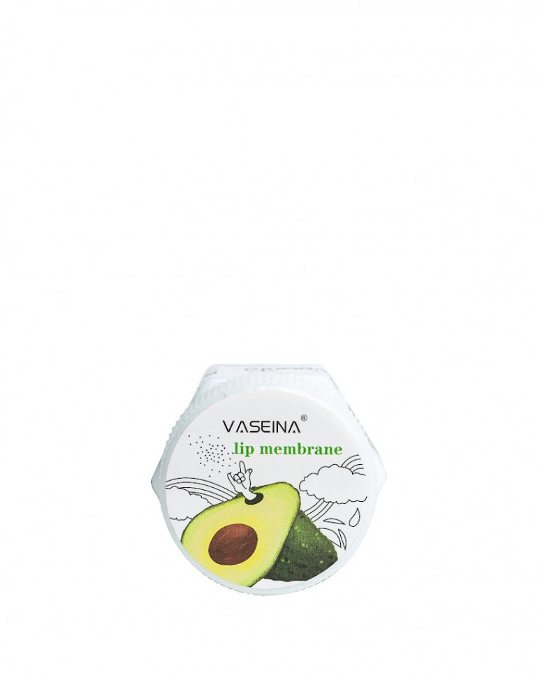 Ночная увлажняющая маска-бальзам для сухих и обветренных губ с экстрактом авокадо VASEINA