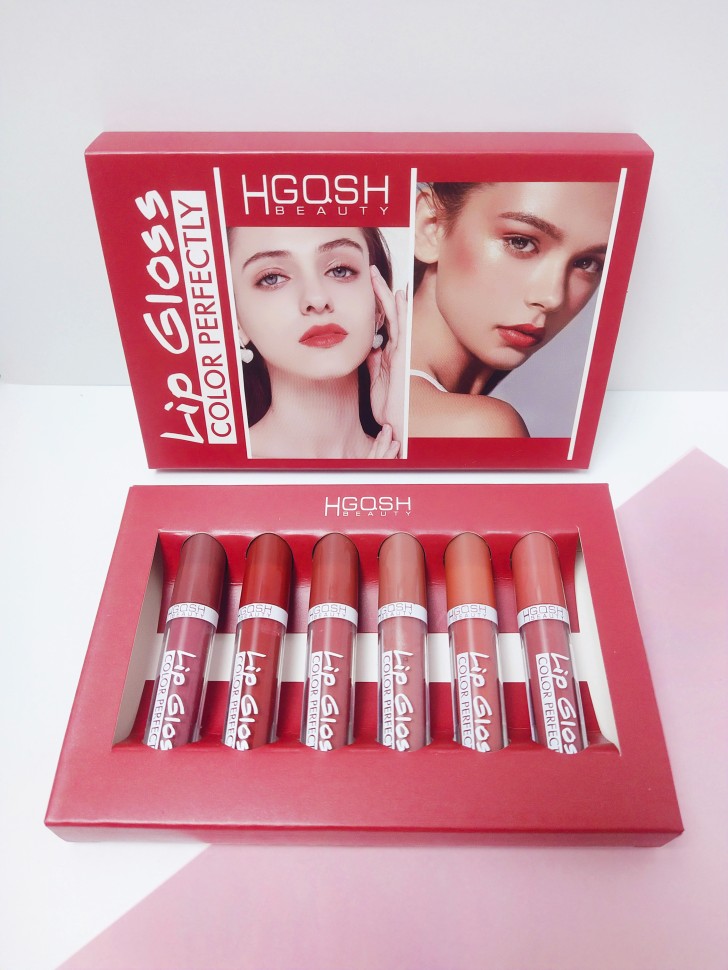 HGOSH  Подарочный набор матовых блесков для губ Color Perfectly